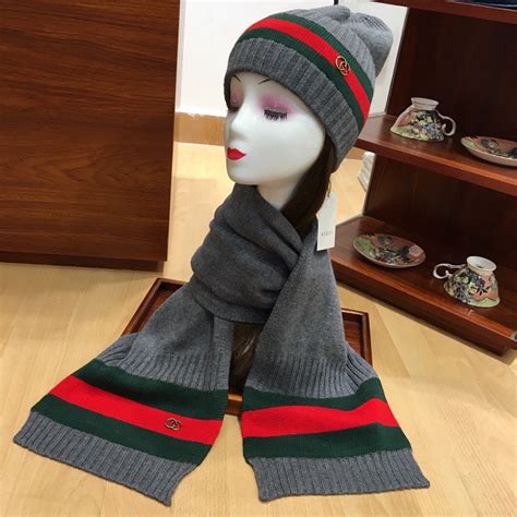 gucci beanie scarf set|original gucci silk scarf.